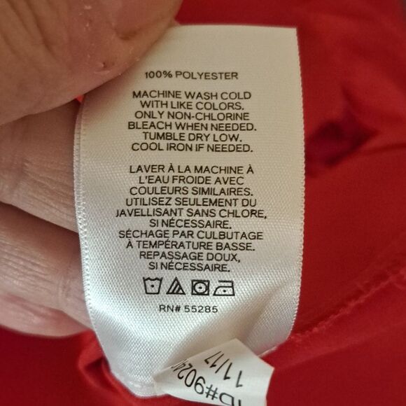 Express red cold shoulder blouse size medium - Picture 4 of 6